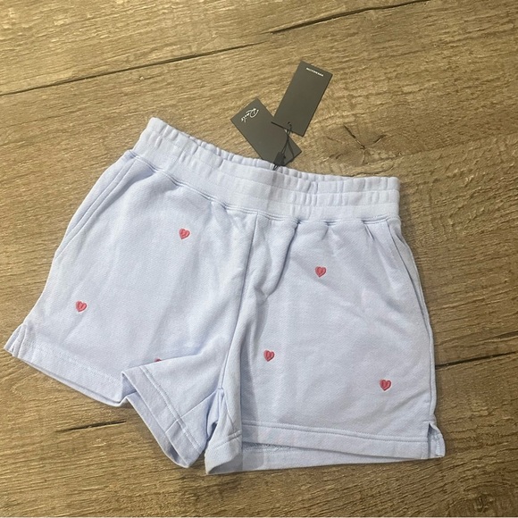 Rails Jane Pink Heart Embroidered Shorts. - Picture 4 of 6